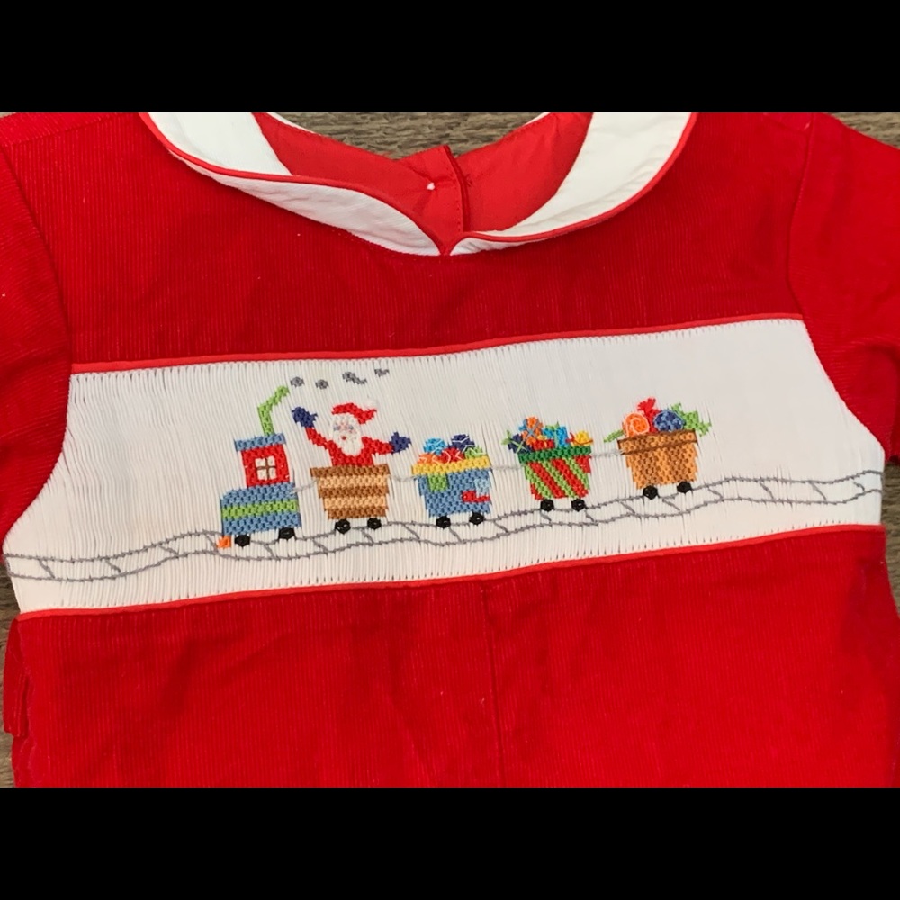 Smocked Christmas John John